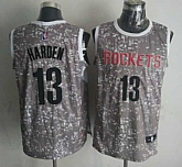 Houston Rockets #13 James Harden Gray City Luminous Stitched Jersey,baseball caps,new era cap wholesale,wholesale hats